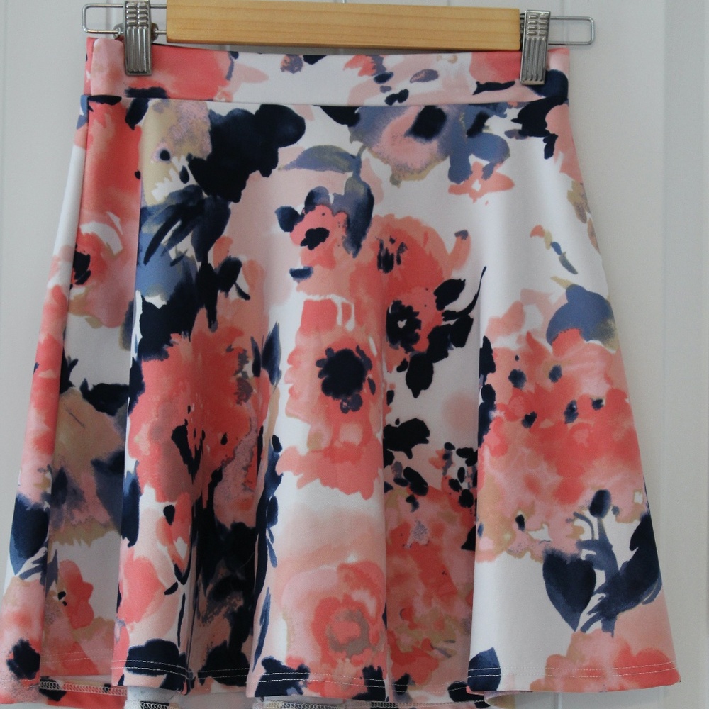 Floral Mini Skirt